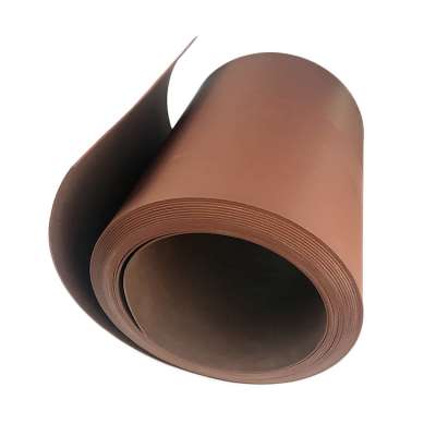 High quality 300mm width 1.2mm thickness RED Machine soft Slideway PTFE Turcite B sheet