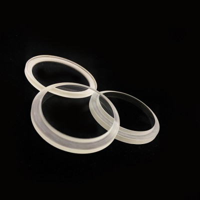 borosilicate polished round transparent oem design glass