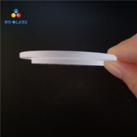 High Quality Tempered Low Iron Step Glass Grind Edge Glass Sheet for Spot Light