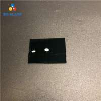 Green coating glass sheet glass panel for uv filter