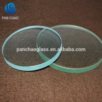 Clear float round tempered sight glass